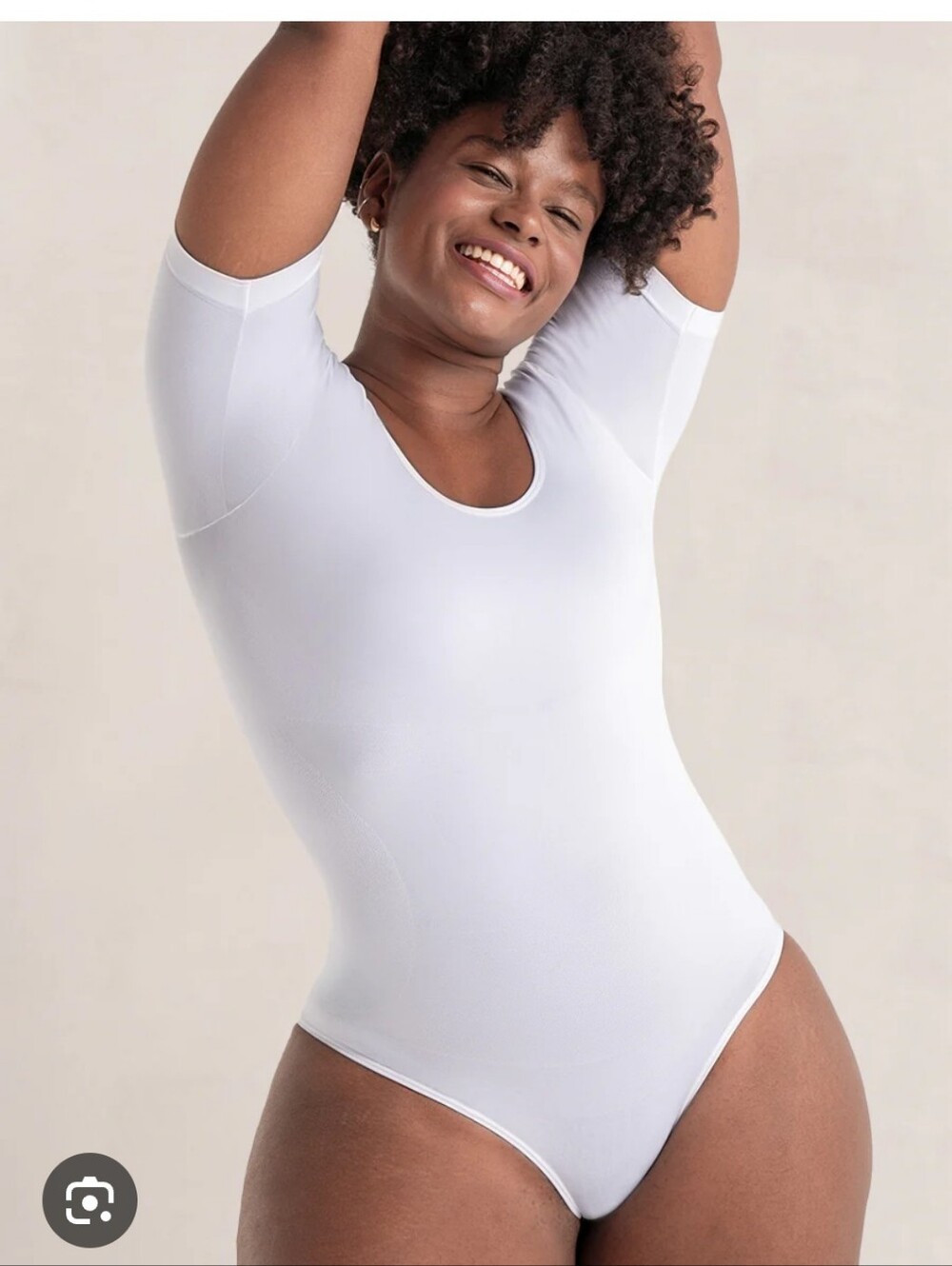 Shapermint Essentials All Day Every Day Short Sleeve Bodysuit
